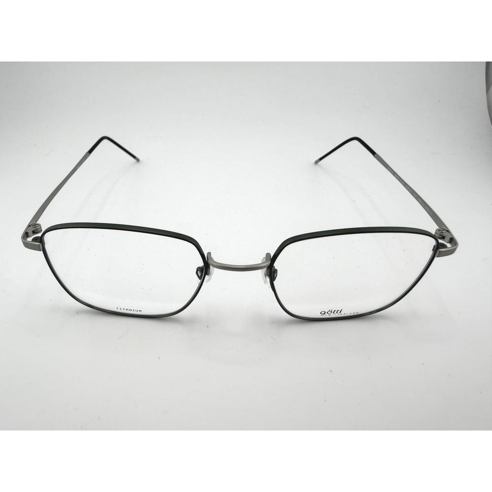 Gotti Switzerland Dries Titanium Eyeglasses MOS-SLB 52-21-137 Japan Square Frame
